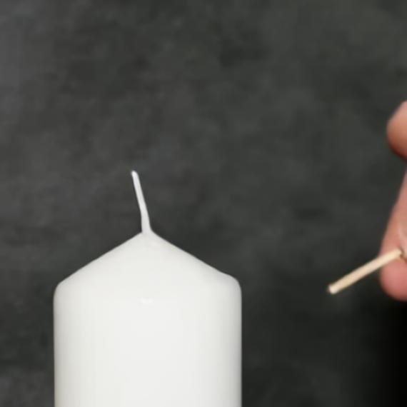 Low opacity candle path 1c midpoint with hand return prompt