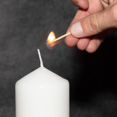 Candle input frame