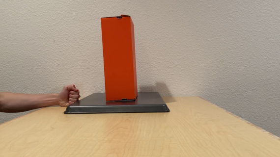 Support-push input frame